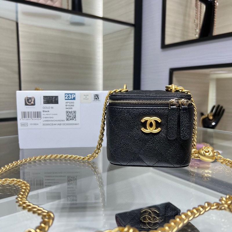 Ch*el cosmetic bags